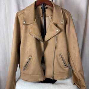 TORRID Faux suede jacket NWOT Size 2